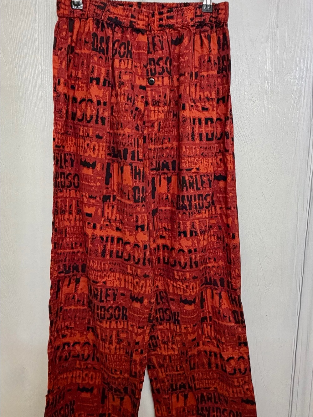 Harley Davidson 100% cotton drawstring pants